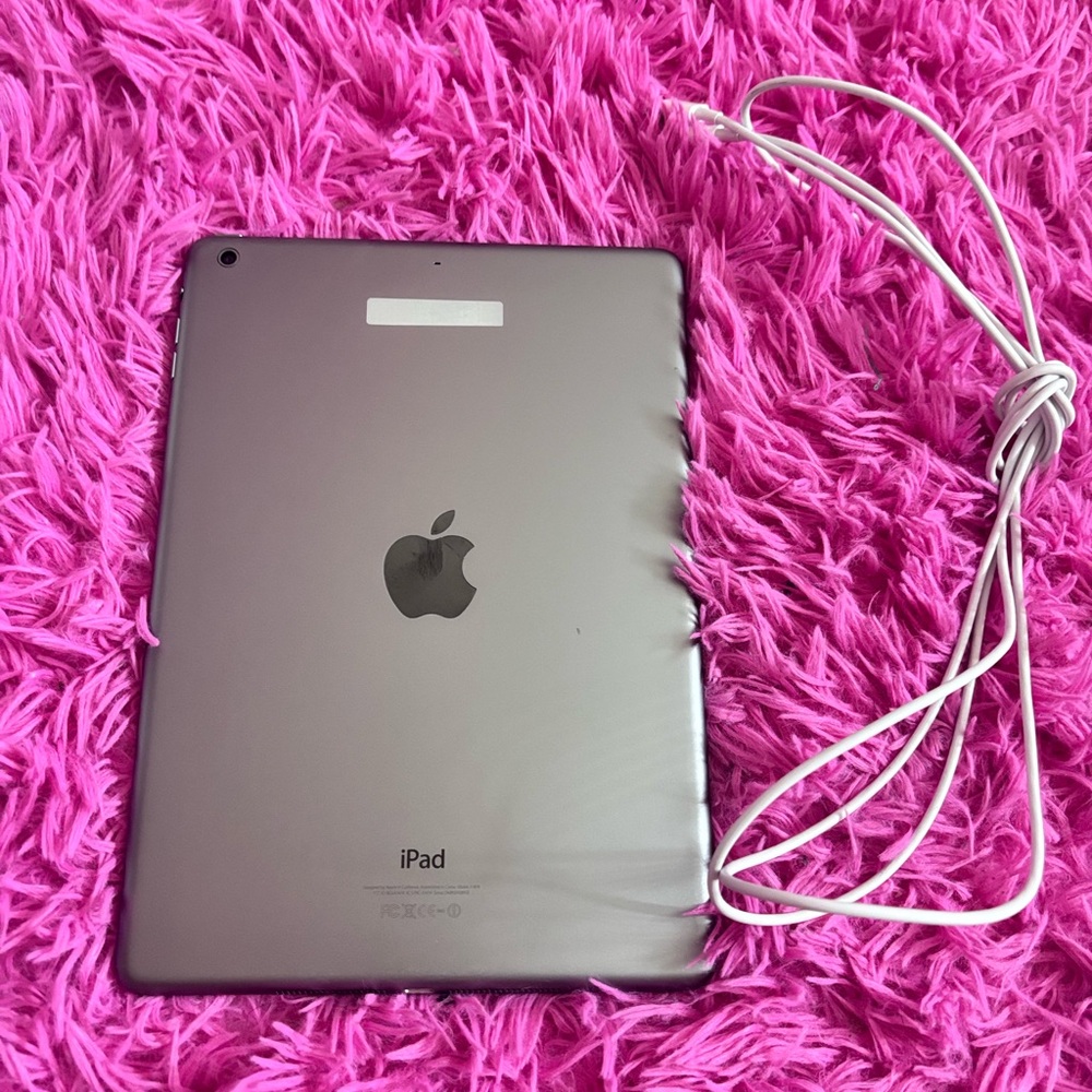 Apple iPad with Charger - Gray